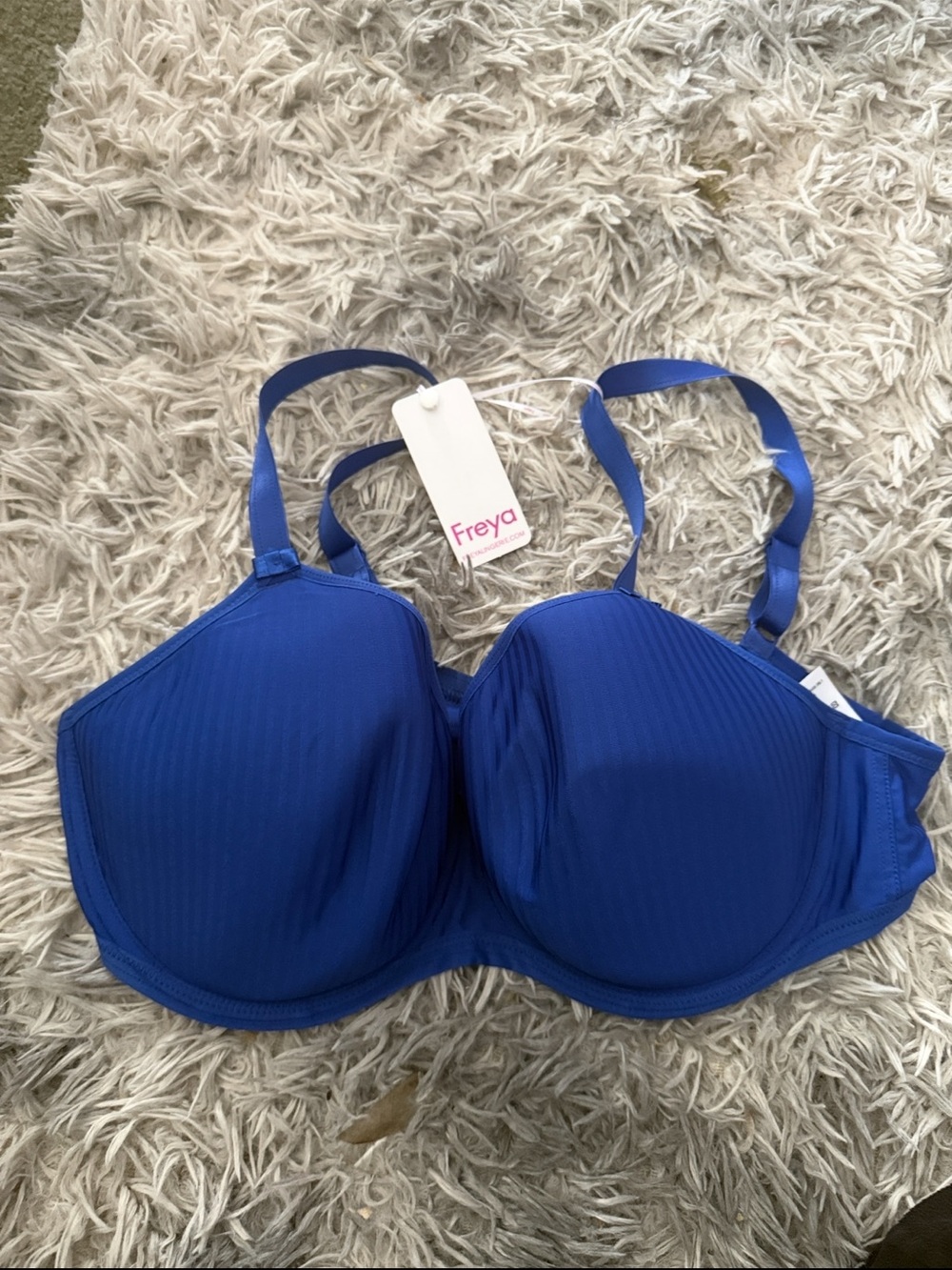 Freya Royal Blue Padded Underwire Bra 38DD